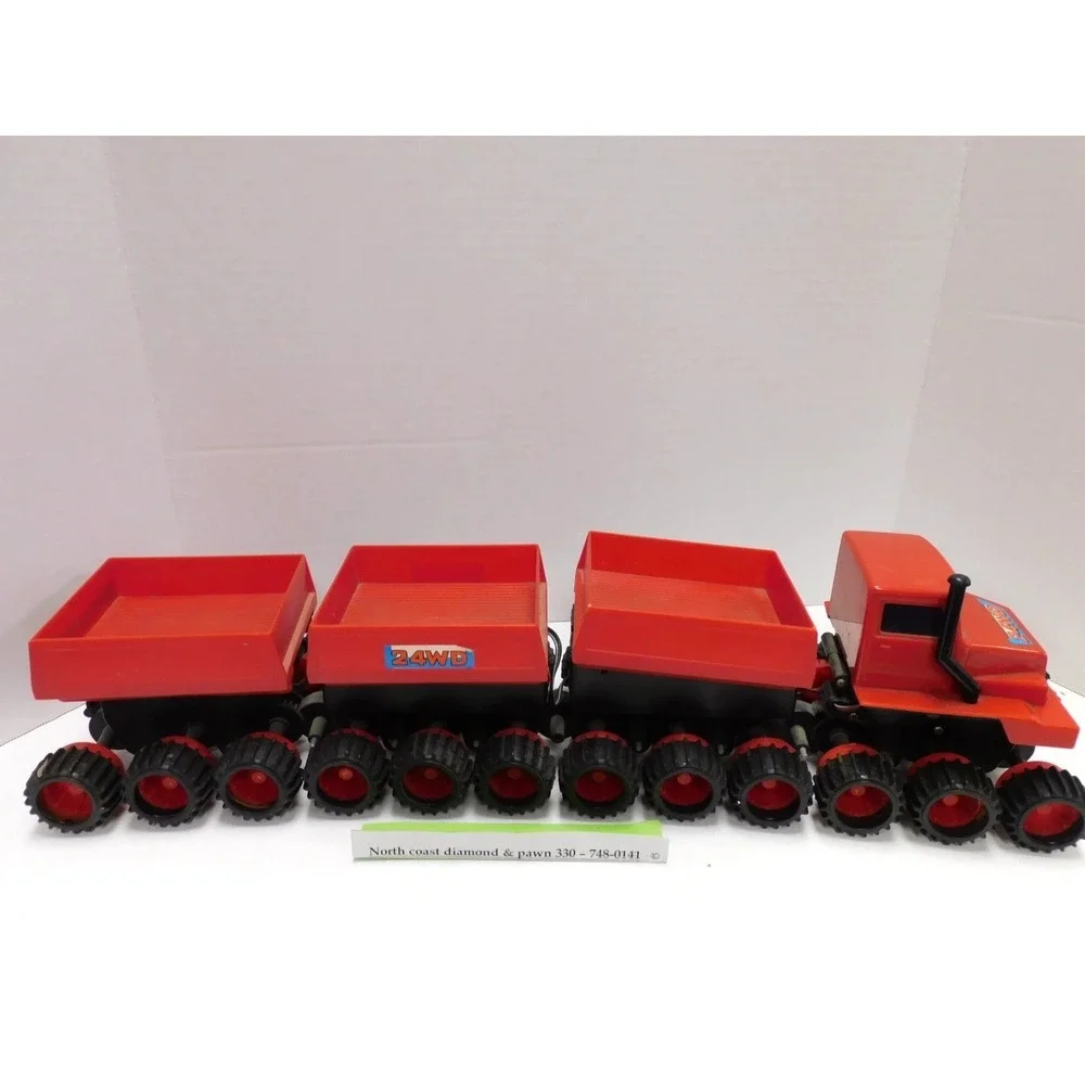 1980's Vtg Rare Outrageous Machines 24WD Rc Semi Truck Works DW785